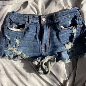 Hollister jean shorts